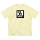 虚無の射精商店のVERS-BLACK（フロントのみ） ビッグシルエットTシャツ