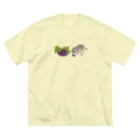 やまさきゆみこのリチャードソンジリス・grape ビッグシルエットTシャツ