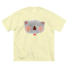 イラストレーター yasijunの水彩コアラちゃん(face)　C ビッグシルエットTシャツ