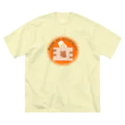 ぽんぽこあんぽんたんの豆の檜風呂 ビッグシルエットTシャツ