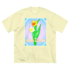 Lily bird（リリーバード）のnarcissus 水仙 ビッグシルエットTシャツ