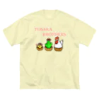 Lily bird（リリーバード）の鶏冠ブラザーズ 器入り ビッグシルエットTシャツ