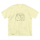 おがわゆきこの手描きペンギン ビッグシルエットTシャツ