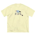 イラスト MONYAAT のちびた鉛筆 PAPA*D Big T-Shirt