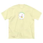 ソラハルインコ♡のセキセイインコ アルビノ ビッグシルエットTシャツ