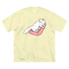 Lily bird（リリーバード）のまったりニャンコ① ビッグシルエットTシャツ