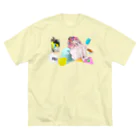 苺田みるく先生のサウナースペシャル ビッグシルエットTシャツ