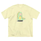 JiJiTAの恐竜くんBIG ビッグシルエットTシャツ