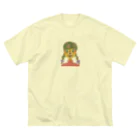 Hinaの三つ編みちゃん ビッグシルエットTシャツ