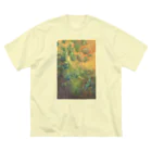 あんずの草花写生 サンキライ ビッグシルエットTシャツ