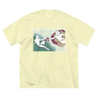 山形屋米店のアダムの創造SNKRS ビッグシルエットTシャツ