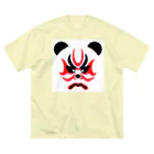 日々好日屋2号店の隈取りパンダ Big T-Shirt