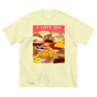 IzumiracleのI love Pie ビッグシルエットTシャツ