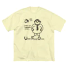 sandy-mのUFO ビッグシルエットTシャツ