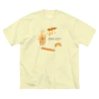 RalriruのBREAD? ビッグシルエットTシャツ