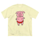 ムエックネのブタ② ビッグシルエットTシャツ