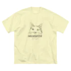 neconotteのneconotteのえらいねこはなさん ビッグシルエットTシャツ