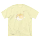 むぎねこのむぎねこ ビッグシルエットTシャツ