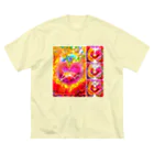 紫園+sion+(麗舞+reybu+)のエンジェル👼ハート💖 ビッグシルエットTシャツ