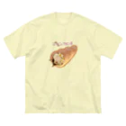 ボダコのレオのニャンコロネ…ニャンごろ寝 ビッグシルエットTシャツ