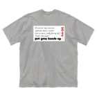 ... Side GiGのput your hands up ビッグシルエットTシャツ