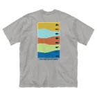 ノアソビ　ベース  ⛰⛺️🎣の『 Which depth do you choose? 』カラフル ビッグシルエットTシャツ