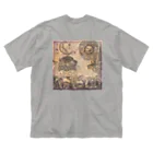 JapaneseArt Yui Shopの古代人の未来設計 Big T-Shirt