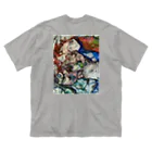 JapaneseArt Yui Shopの悪魔の雄叫び ビッグシルエットTシャツ