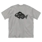 黎明珈琲専売所のVD FISHING CLUB クロタイッチ ビッグシルエットTシャツ
