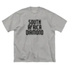 BYRON HUEのSOUTH AFRICA DIAMOND ビッグシルエットTシャツ