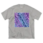 水草の梅雨の雨風 ビッグシルエットTシャツ