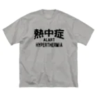 AAAstarsの熱中症 HYPERTHERMIA  Alartー 両面ﾌﾟﾘﾝﾄ Big T-Shirt