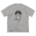 shoのハチワレキャット ビッグシルエットTシャツ