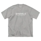 SPARKLEのSPARKLE-シンプル白字 ビッグシルエットTシャツ