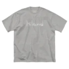 おかしとコーヒーのIsland 白 ビッグシルエットTシャツ