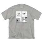 marketUの[バックプリント＋]キュアキンカ × ソムリエ 4コマ ビッグシルエットTシャツ