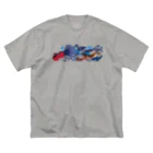 みなとまち層の深海魚B ビッグシルエットTシャツ