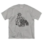 Too fool campers Shop!のバトニンGood!01(黒文字) Big T-Shirt