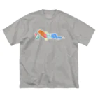 こたに千絵の寝そべって本 ビッグシルエットTシャツ