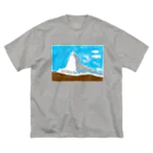 白井　快士の早朝の山 ビッグシルエットTシャツ