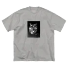 liofyのlonely eyes ビッグシルエットTシャツ