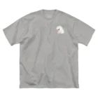 tsumuguyaのShirokuma ビッグシルエットTシャツ