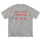 stereovisionのマシンガンは頂戴した HO-HO-HO ビッグシルエットTシャツ