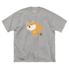 しばじるしデザインの用を足しています ビッグシルエットTシャツ