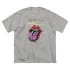 丘沢屋のROCK 赤 ビッグシルエットTシャツ