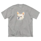 noe_to_meg (ノエとめぐ)のフレブルクリームくん ビッグシルエットTシャツ