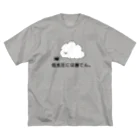 東ぬりえの低気圧には勝てん。 ビッグシルエットTシャツ