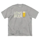 StudioチャカののLOVE BEER ビッグシルエットTシャツ