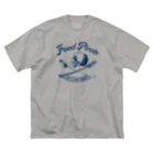 LONESOME TYPE ススのLET'S EAT MORE (NAVY) Big T-Shirt
