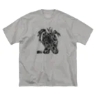 kamondoのmudhands ビッグシルエットTシャツ